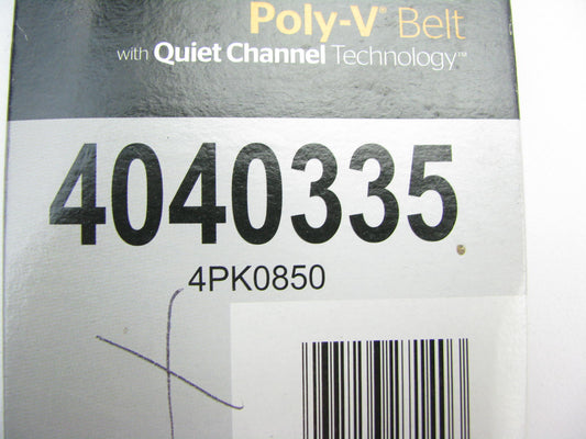 Continental 4040335 Serpentine Belt - 0.56'' X 34'' - 4 Ribs