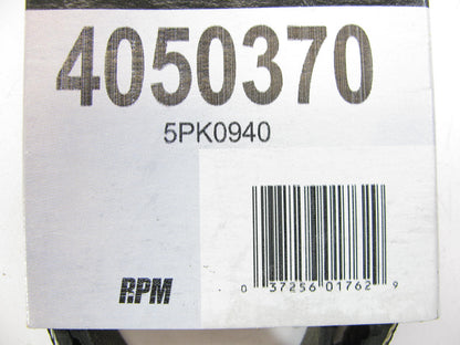 Continental 4050370 Serpentine Belt - 0.69'' X 37.50'' - 5 Ribs