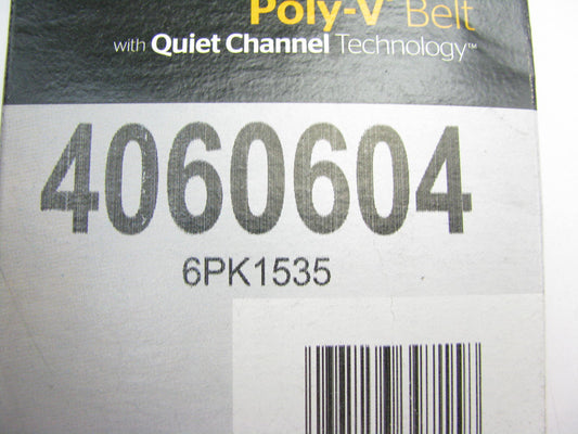 Continental 4060604 Serpentine Belt - 0.825'' X 60.4'' - 6 Ribs