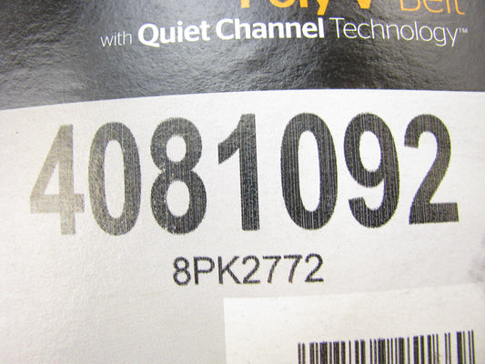 Continental 4081092 Serpentine Belt - 1.12'' X 109.20'' - 8 Ribs
