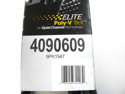 Continental 4090609 Serpentine Belt For 2003-2008 Freightliner - 9PK1547