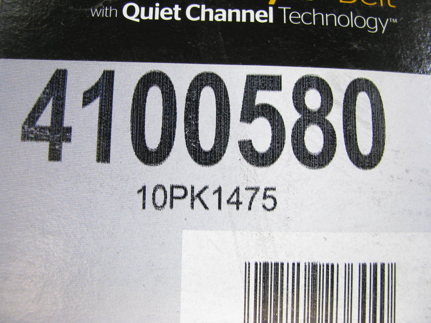 Continental 4100580 Serpentine Belt - 1.367'' X 58.00'' - 10 Ribs