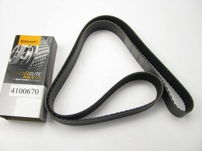 Continental 4100670 Serpentine Belt - 1.367'' X 67.55'' - 10 Ribs