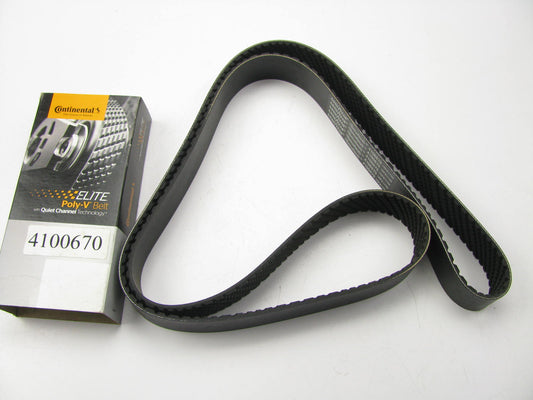 Continental 4100670 Serpentine Belt - 1.367'' X 67.55'' - 10 Ribs