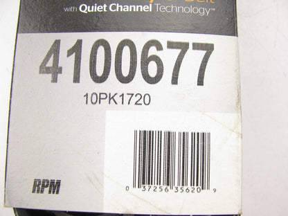 Continental 4100677 Serpentine Belt - 1.367'' X 67.70'' - 10 Ribs