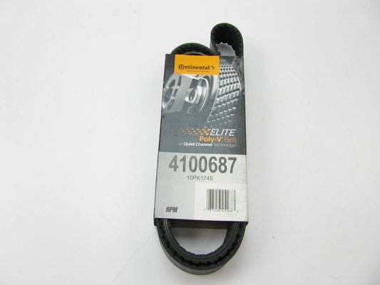 Continental 4100687 Serpentine Belt - 1.367'' X 69.25'' - 10 Ribs