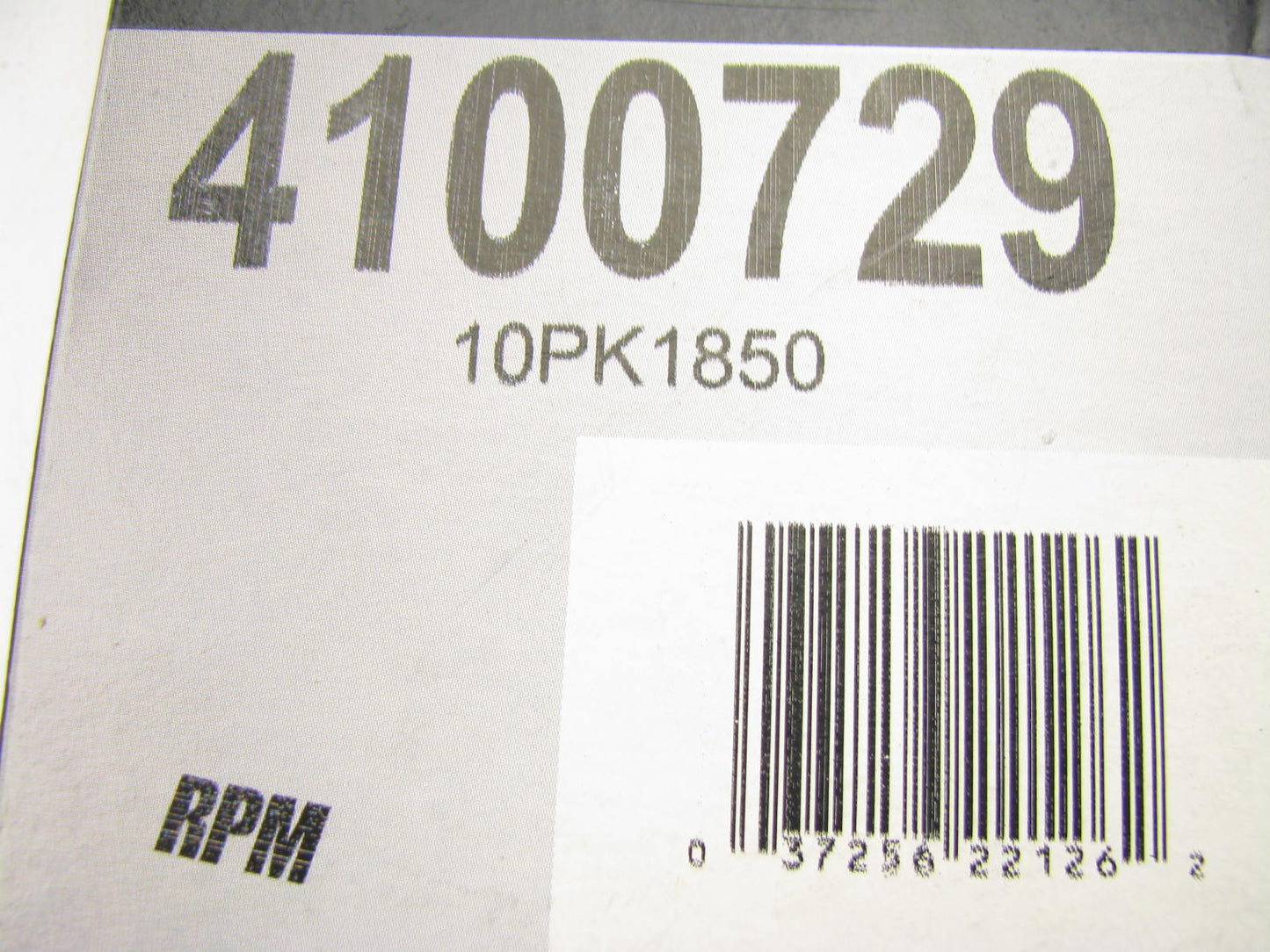 Continental 4100729 Serpentine Belt - 1.367'' X 72.90'' - 10 Ribs