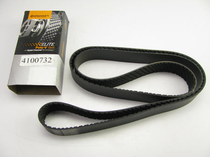 Continental 4100732 Serpentine Belt - 1.367'' X 73.656'' - 10 Ribs