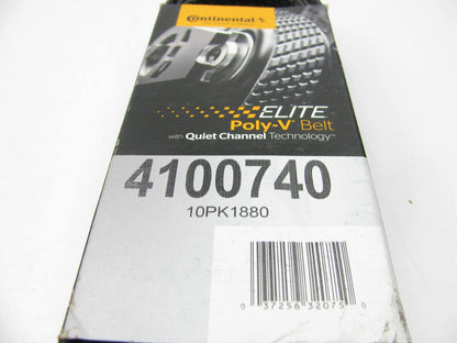 Continental 4100740 Serpentine Belt - 1.367'' X 74.531'' - 10 Ribs - 10PK1880