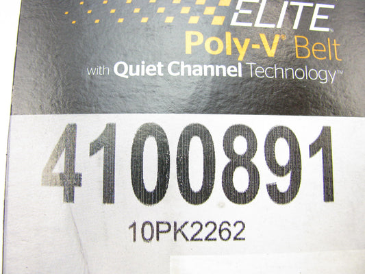 Continental 4100891 Serpentine Belt  For 2002 Volvo VNL 10.8L-L6 Diesel