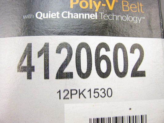 Continental 4120602 Truck & Bus Serpentine Belt - 1.647'' X 60.2'' - 12 Ribs