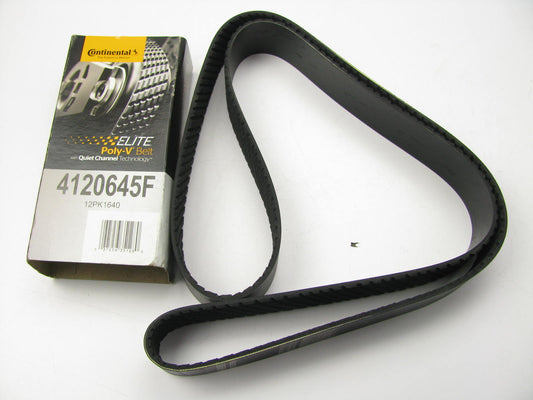 Continental 4120645F Serpentine Belt - 1.647'' X 65'' - 12 Ribs
