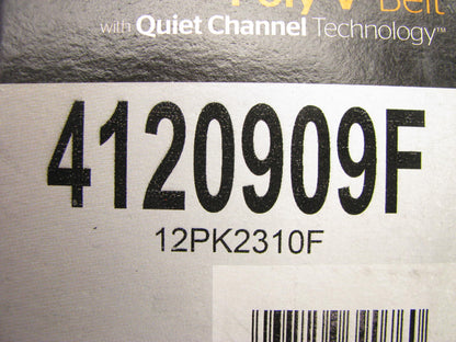 Continental 4120909F Serpentine Belt - K120910HD, 910K12MK, 5120910, 25-120910HD
