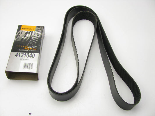 Continental 4121040 Serpentine Belt - 1.647'' X 104.5'' - 12 Ribs