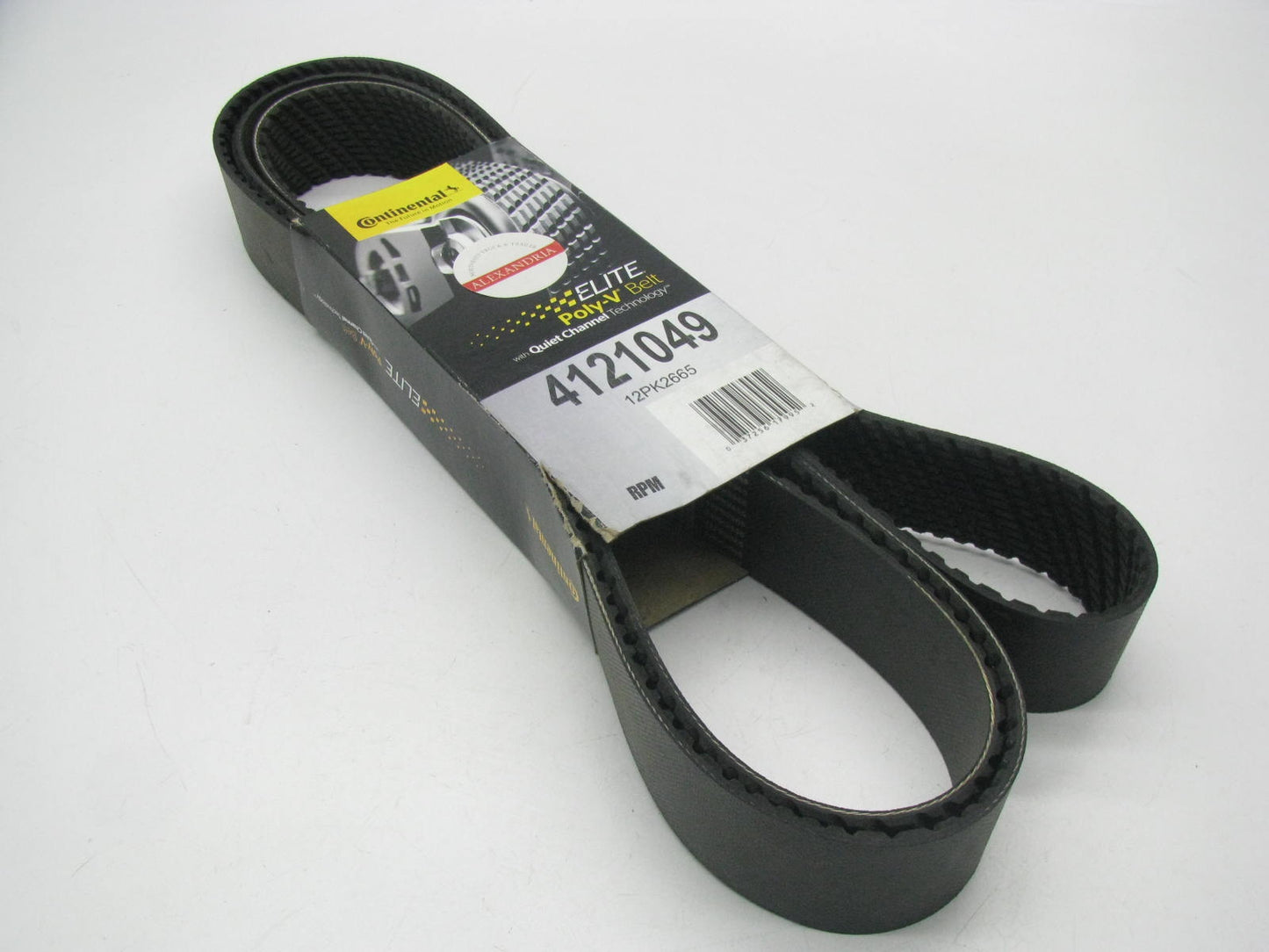 Continental 4121049 Serpentine Belt - 1.647'' X 104.90'' - 12 Ribs