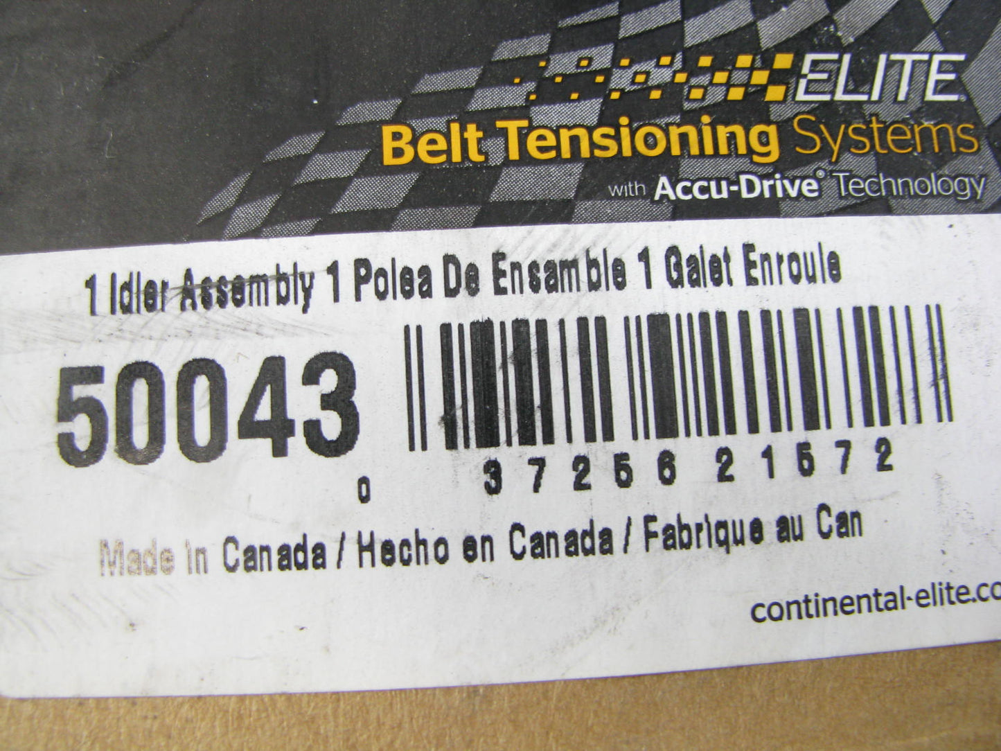 Continental 50043 Engine Drive Belt Idler Assembly