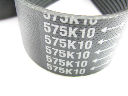 Continental 575K10 Serpentine Belt - 1.38'' X 57.7'' - 10 Ribs