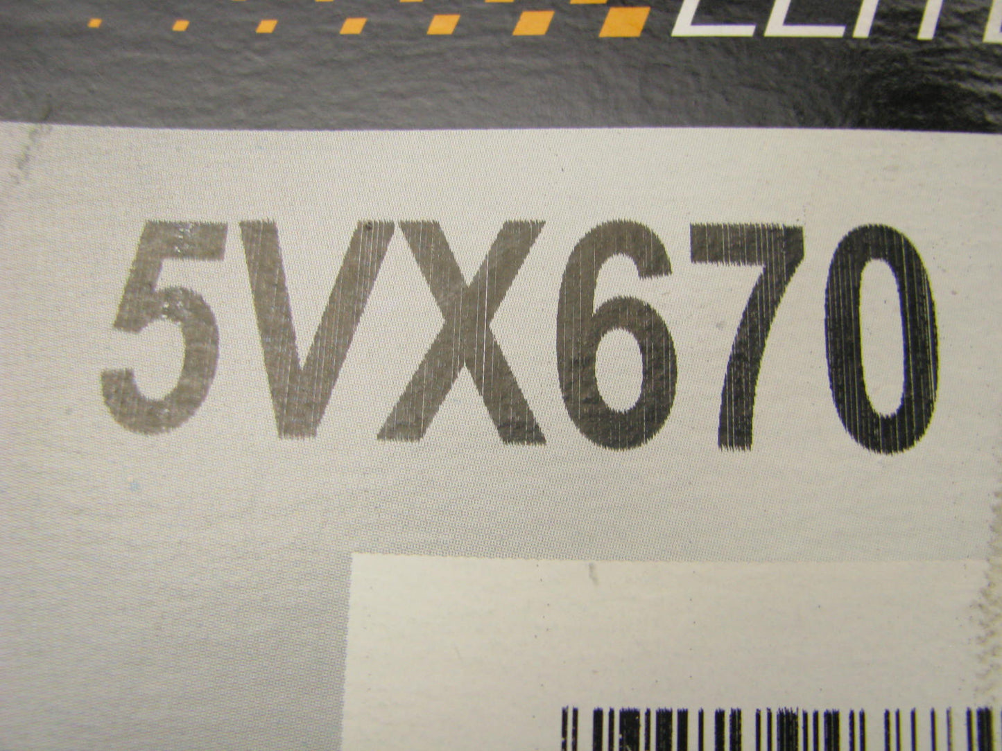 Continental 5VX760 Industrial VX-Wedge Accessory Drive Belt - 5/8'' X 76''
