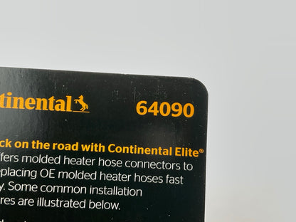 Continental 64090 5/8'' (16mm) Coolant Heater Hose Tee Connector