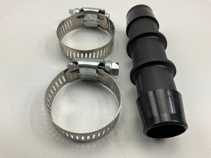 Continental 64093 Molded Heater Hose Connector - 3/4'' Straight Body W/ Clamps