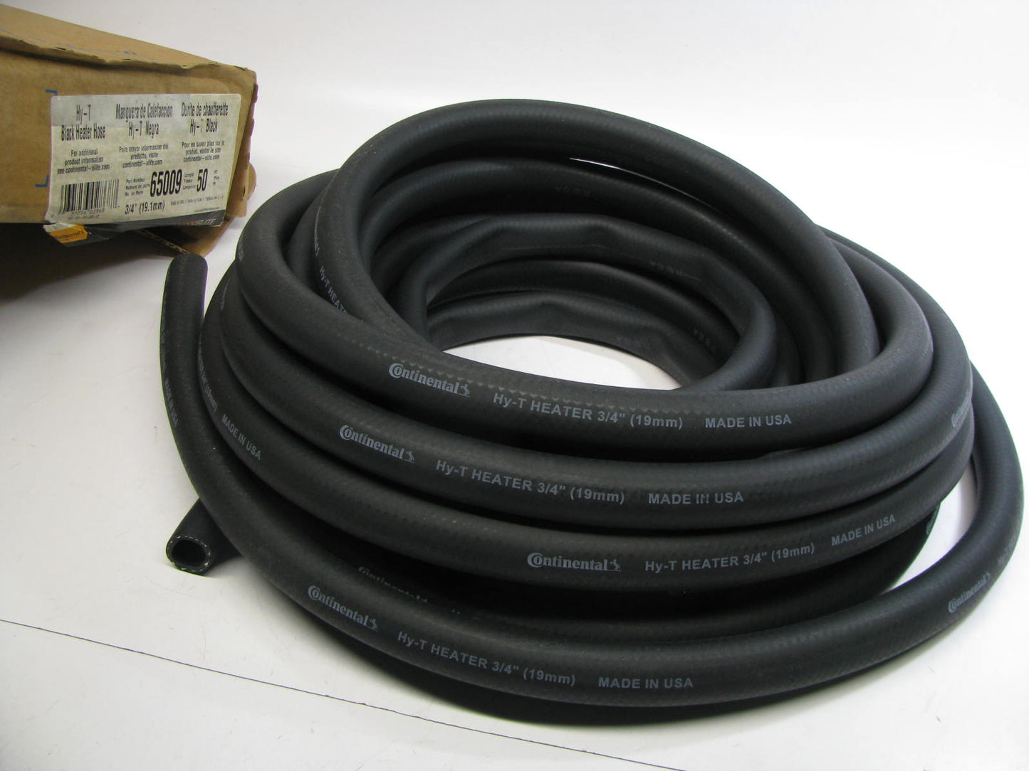 50 FEET - Continental 65009 HVAC Heater Hose - 3/4'' ID X 50' Long