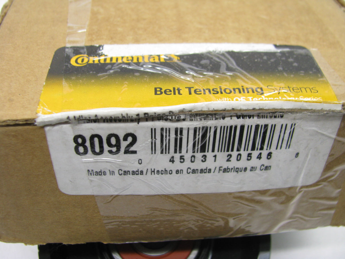 Continental 8092 Engine Drive Belt Idler Pulley