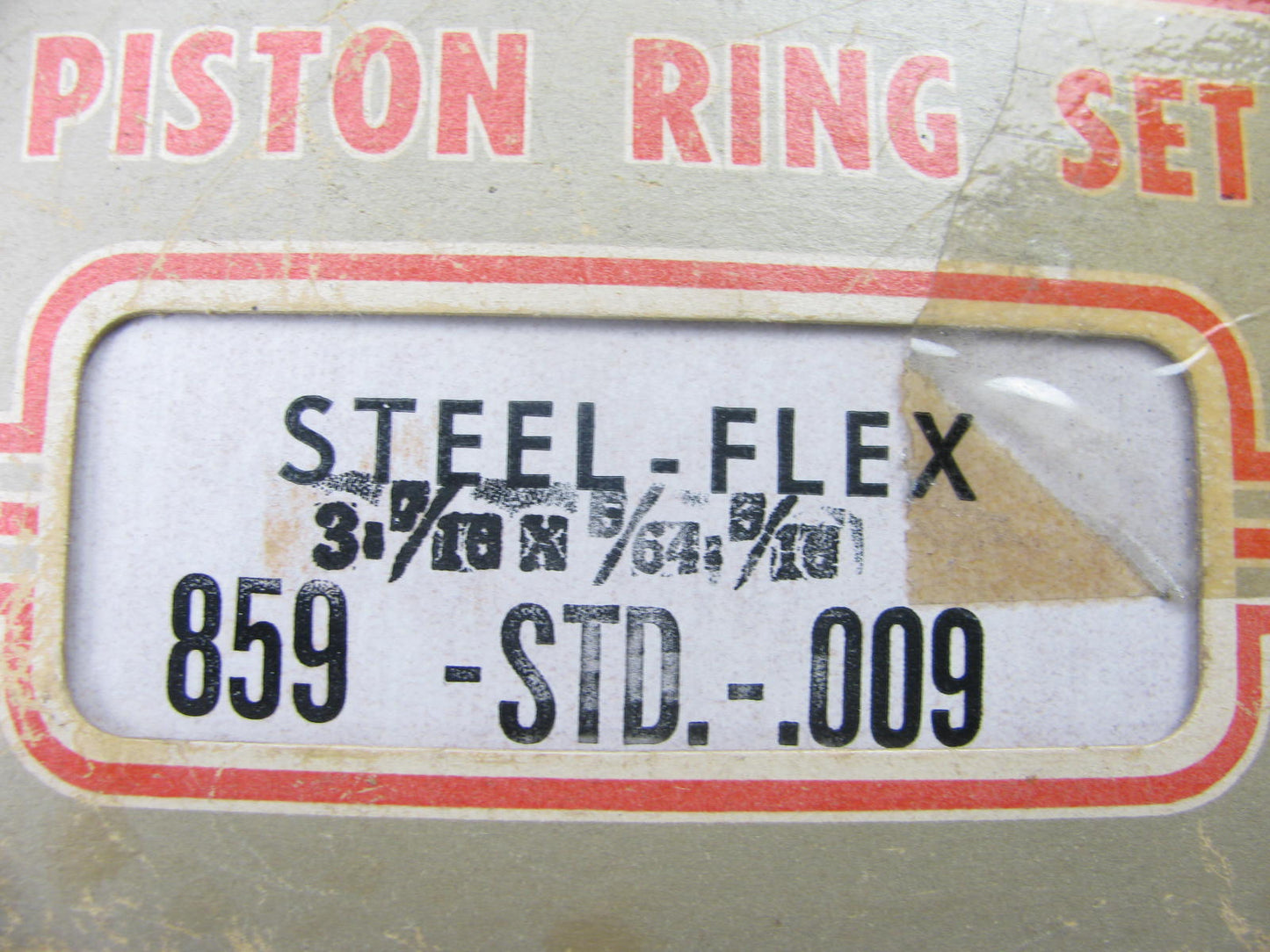 Continental 859 File-Fit Piston Rings STD-.009'' For 1953-55 Chrysler 241 CID V8
