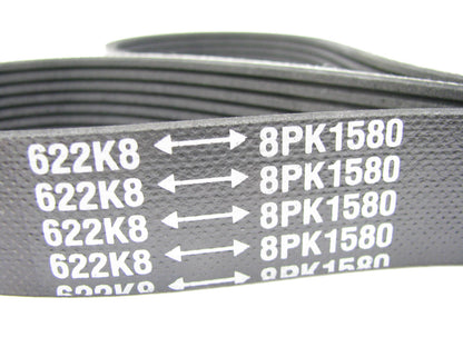 Continental 8PK1580 Serpentine Belt For 2013-2016 Mack 10.8L