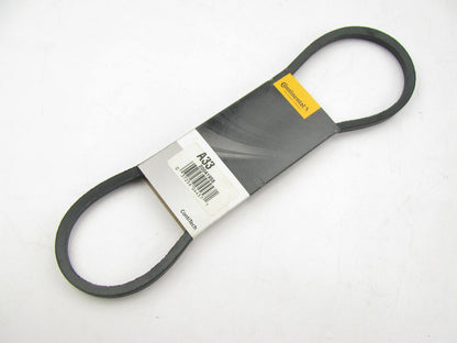 Continental A33 Industrial Accessory Drive Belt - 1/2'' X 35'' - 36 Degree
