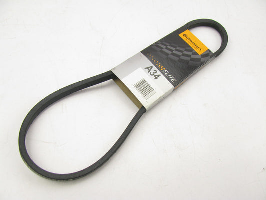 Continental A34 Industrial Accessory Drive Belt - 1/2'' X 36'' - 36 Degree
