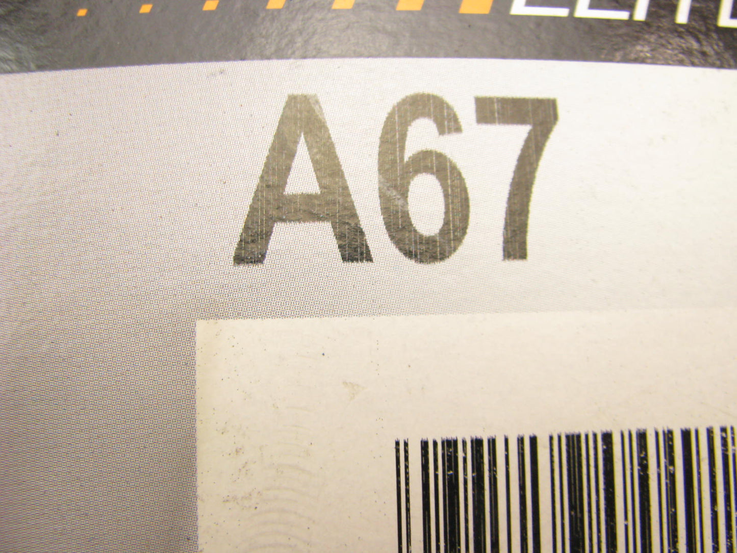 Continental A67 Industrial Accessory Drive Belt - 1/2'' X 69''