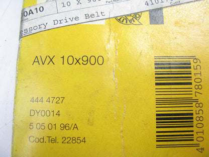 Continental AVX10X900 Accessory Drive Belt - 10mm X 900mm