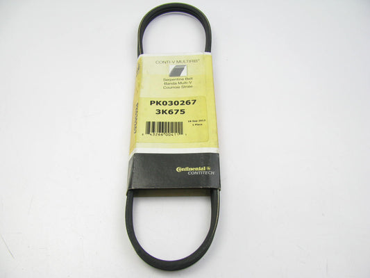 Continental PK030267 Serpentine Belt - 0.42'' X 27.50'' - 3 Ribs