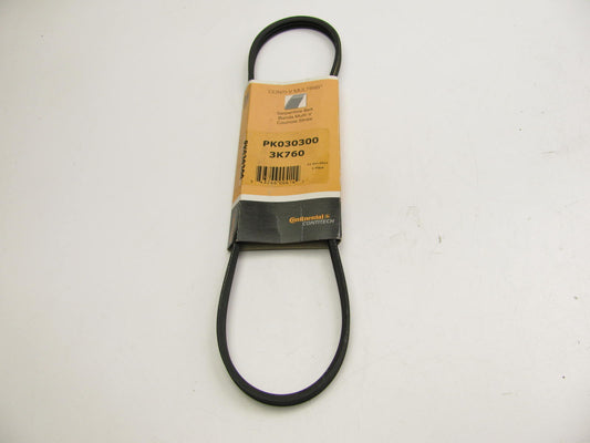 Continental PK030300 Serpentine Belt - .42'' X 30.755'' - 3 Ribs