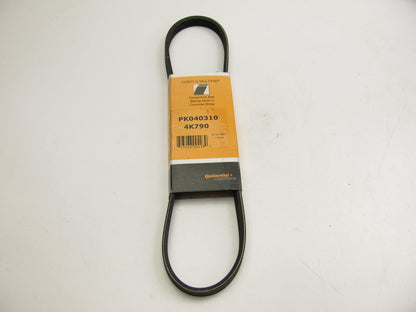 Continental PK040310 Serpentine Belt - .56'' X 31.625'' - 4 Ribs