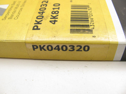 Continental PK040320 Serpentine Belt - 0.56'' X 32.75'' - 4 Ribs