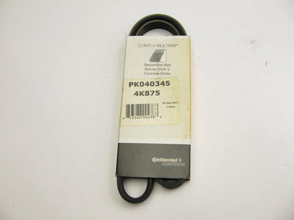 Continental PK040345 Serpentine Belt - .56'' X 35'' - 4 Ribs