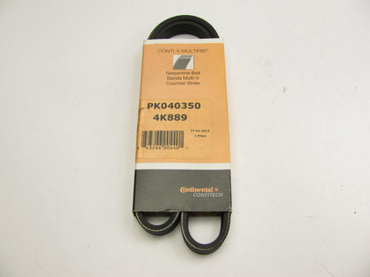 Continental PK040350 Serpentine Belt - 0.56'' X 35.663'' - 4 Ribs
