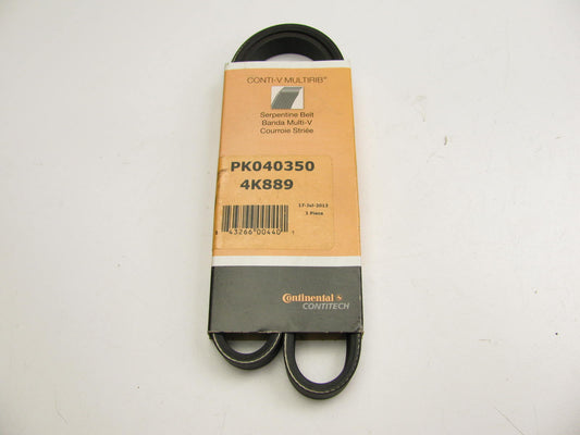 Continental PK040350 Serpentine Belt - 0.56'' X 35.663'' - 4 Ribs