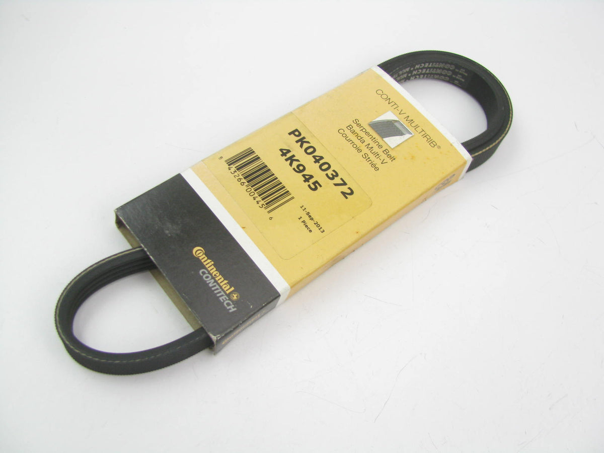 Continental PK040372 Serpentine Belt