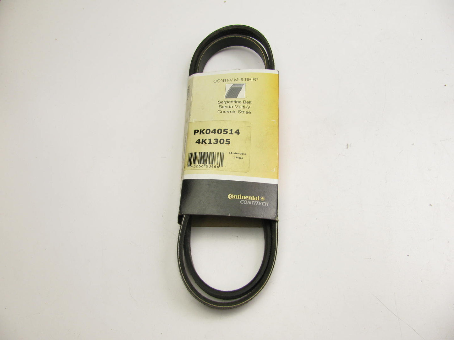 Continental PK040514 Serpentine Belt - 0.56'' X 52'' - 4 Ribs