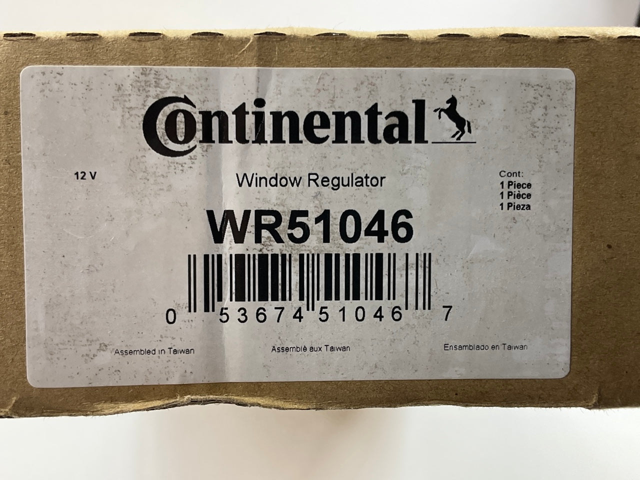 Continental WR51046 Front / Rear Left Window Regulator For 2005-23 Toyota Tacoma