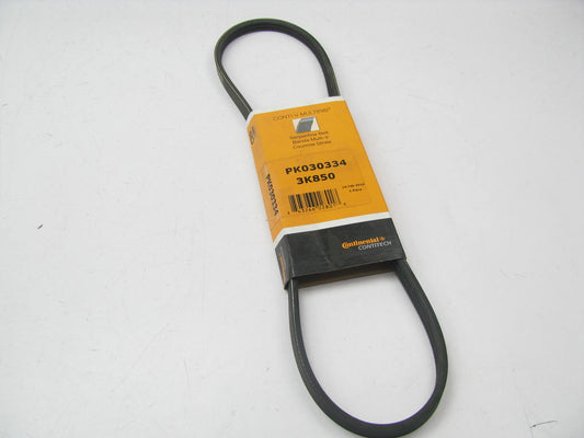 Contitech 3K850 Serpentine Belt - 0.42'' X 33.50'' - 3 Ribs