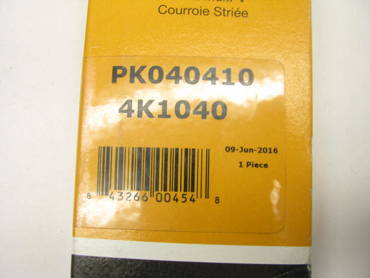 Contitech PK040410 Serpentine Belt - 0.56'' X 41.00'' - 4 Ribs