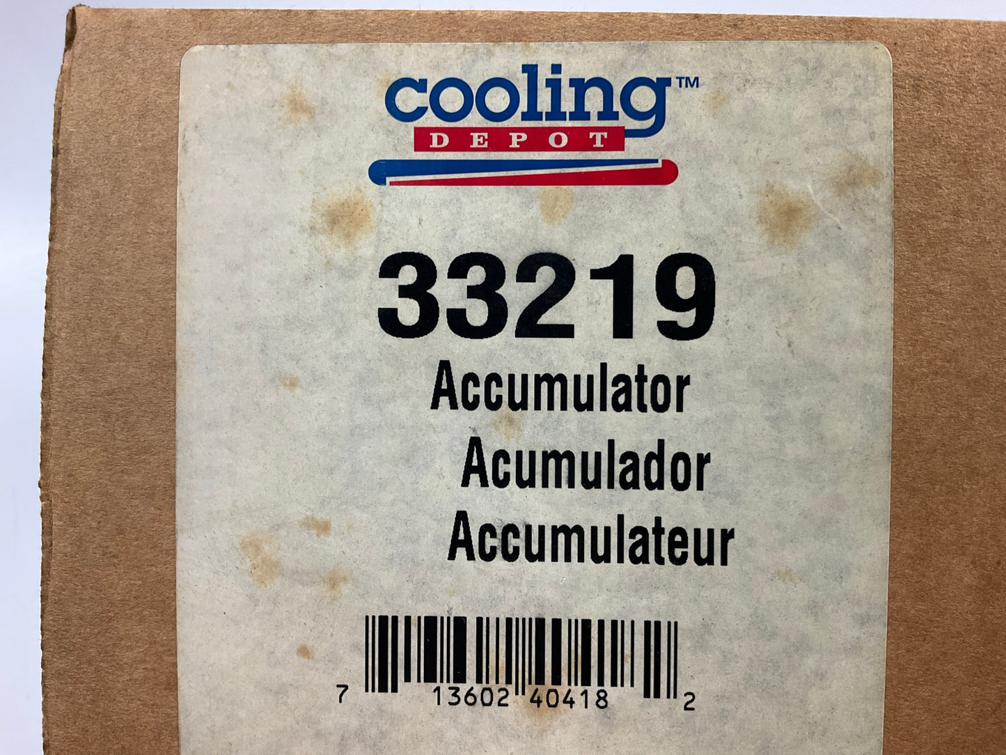 Cooling Depot 33219 A/C Accumulator