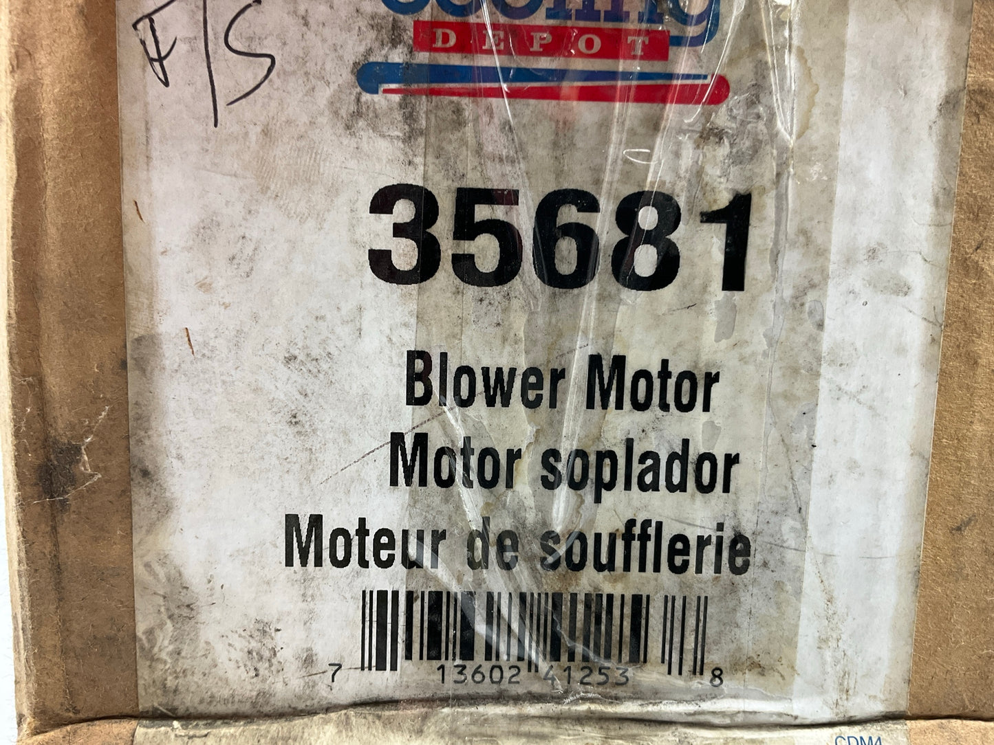 Cooling Depot 35681 HVAC Blower Motor