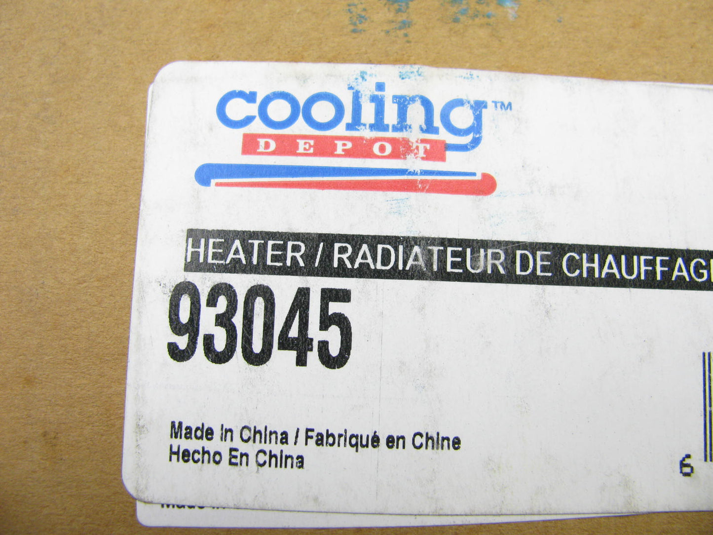 HVAC Heater Core-Aluminum Heater Core Cooling Depot 93045