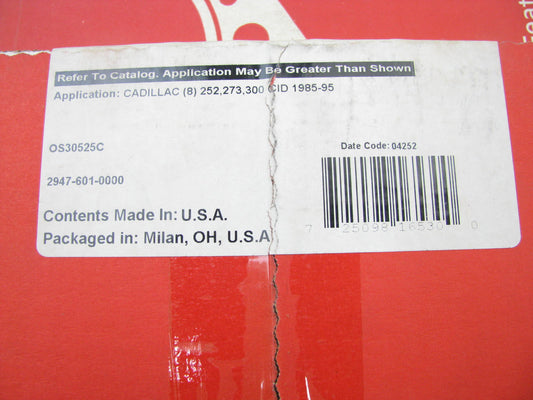Corteco 16530 Engine Oil Pan Gasket - 1985-1995 Cadillac 4.1L 4.5L 4.9L V8