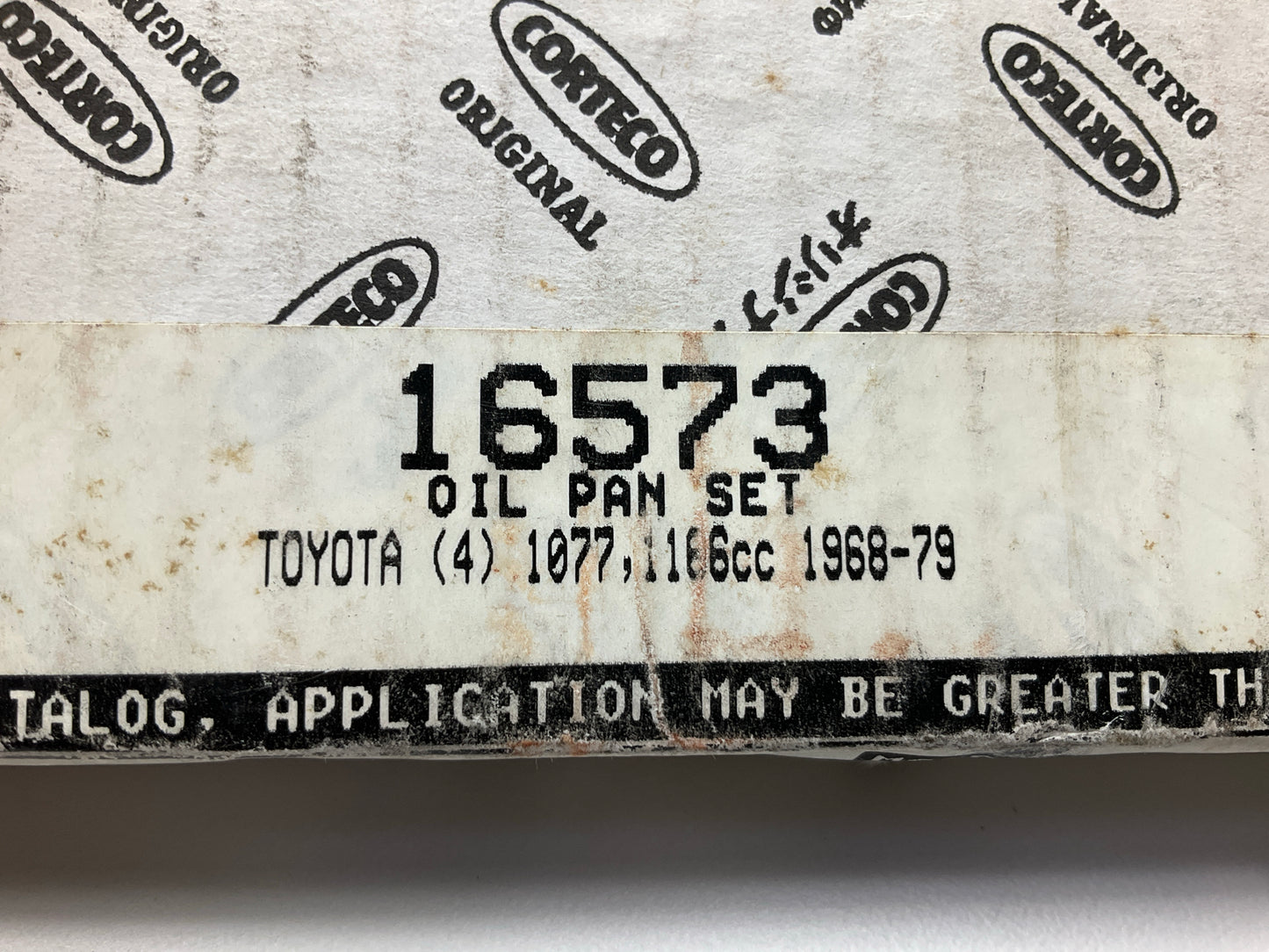 Corteco 16573 Engine Oil Pan Gasket For 1968-1979 Toyota 1.1L 1.2L-L4