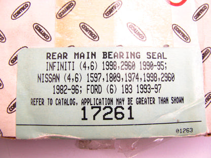 Corteco 17261 Engine Crankshaft Rear Main Seal Set